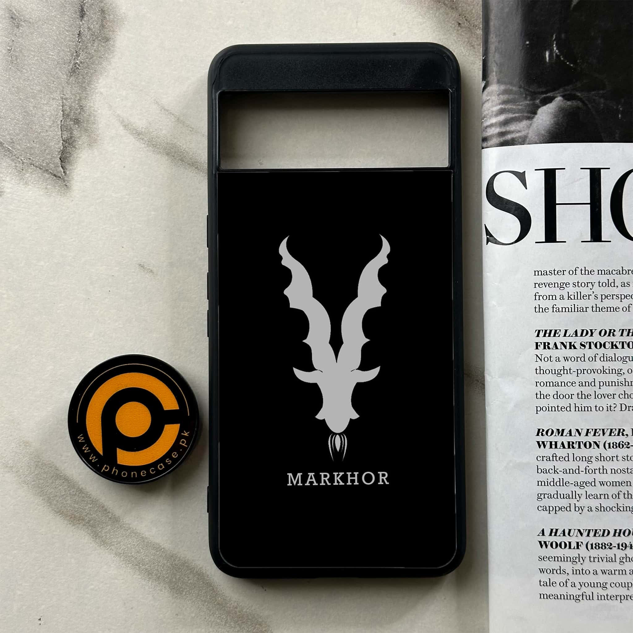 Google Pixel 8a - Markhor Series - Premium Printed soft Bumper Shock Proof Case
