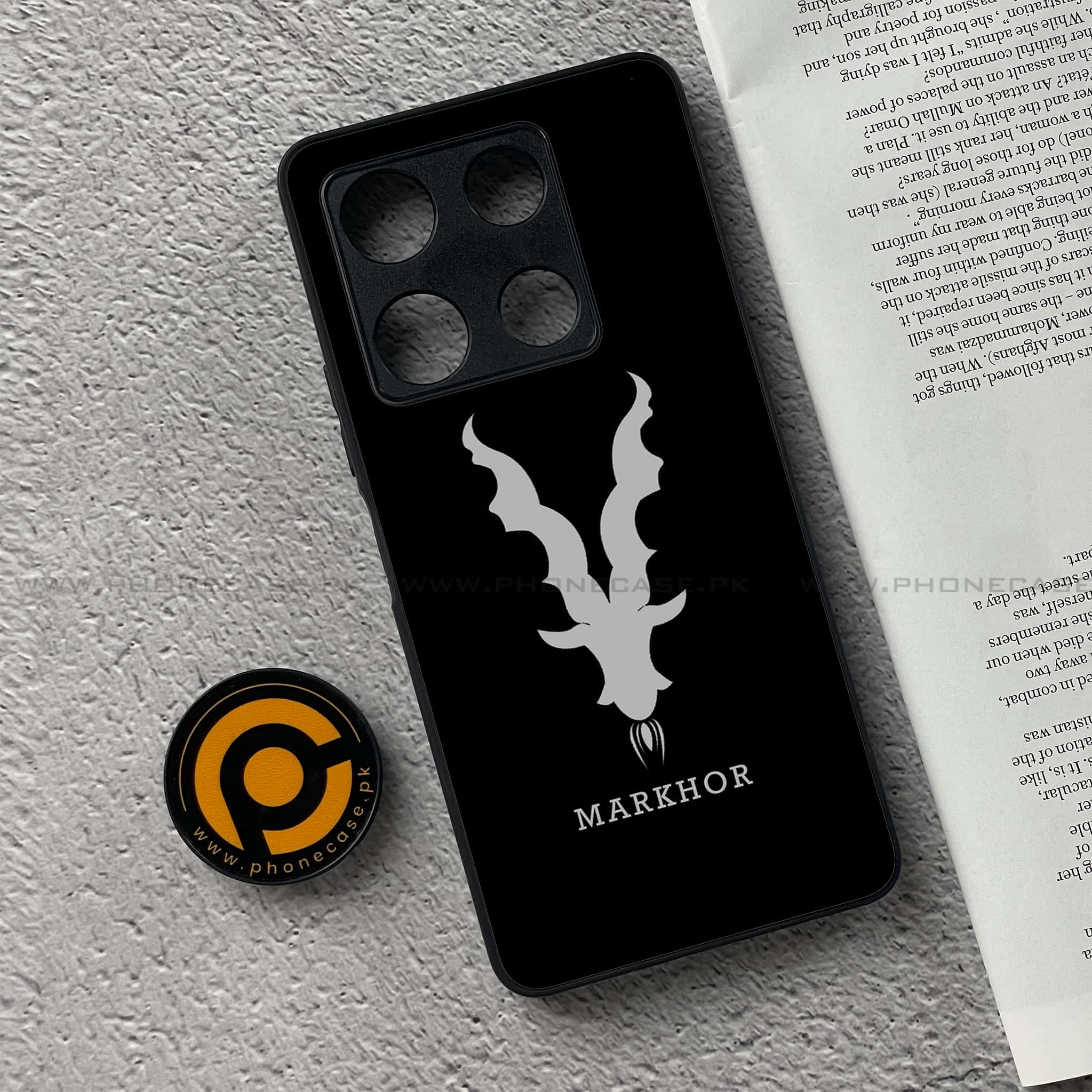 Infinix Note 30 Pro - Markhor Series - Premium Metal Printed soft Bumper shock Proof Case