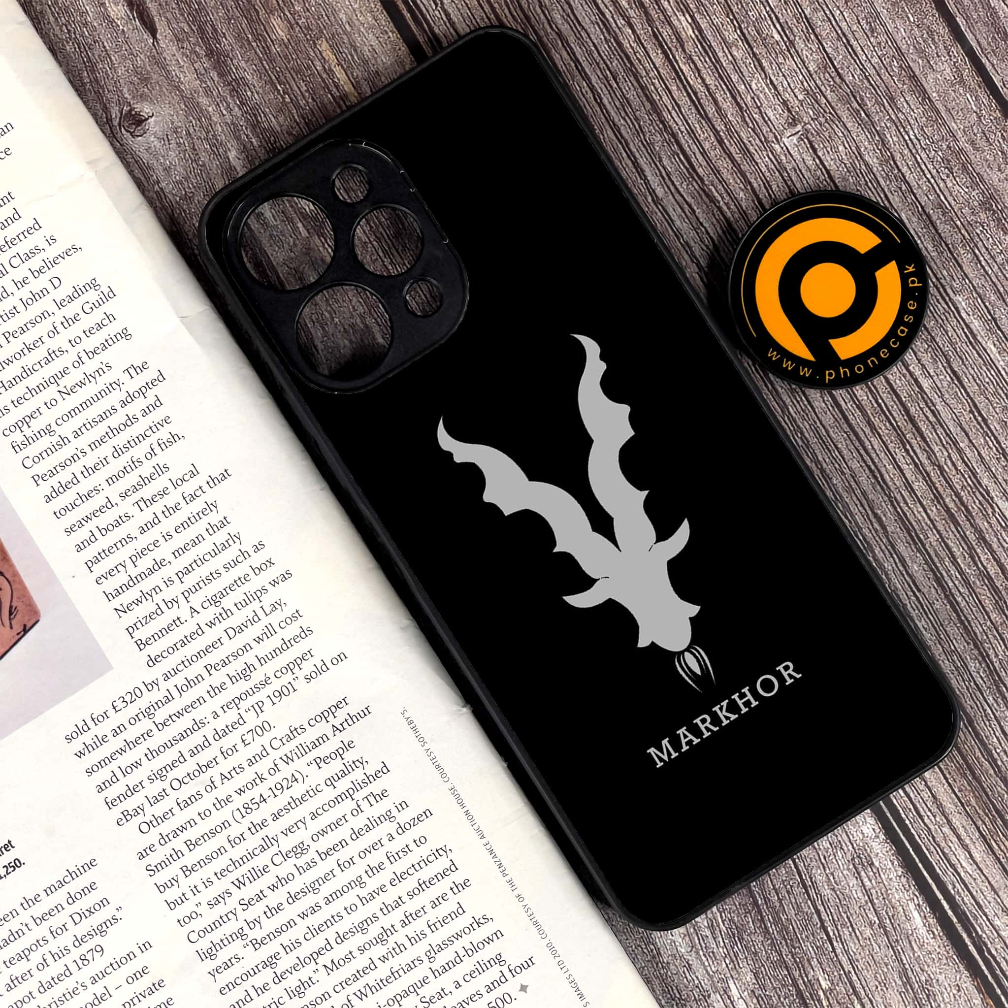 Xiaomi Redmi 12 - Markhor Series - Premium Printed Glass soft Bumper shock Proof Case