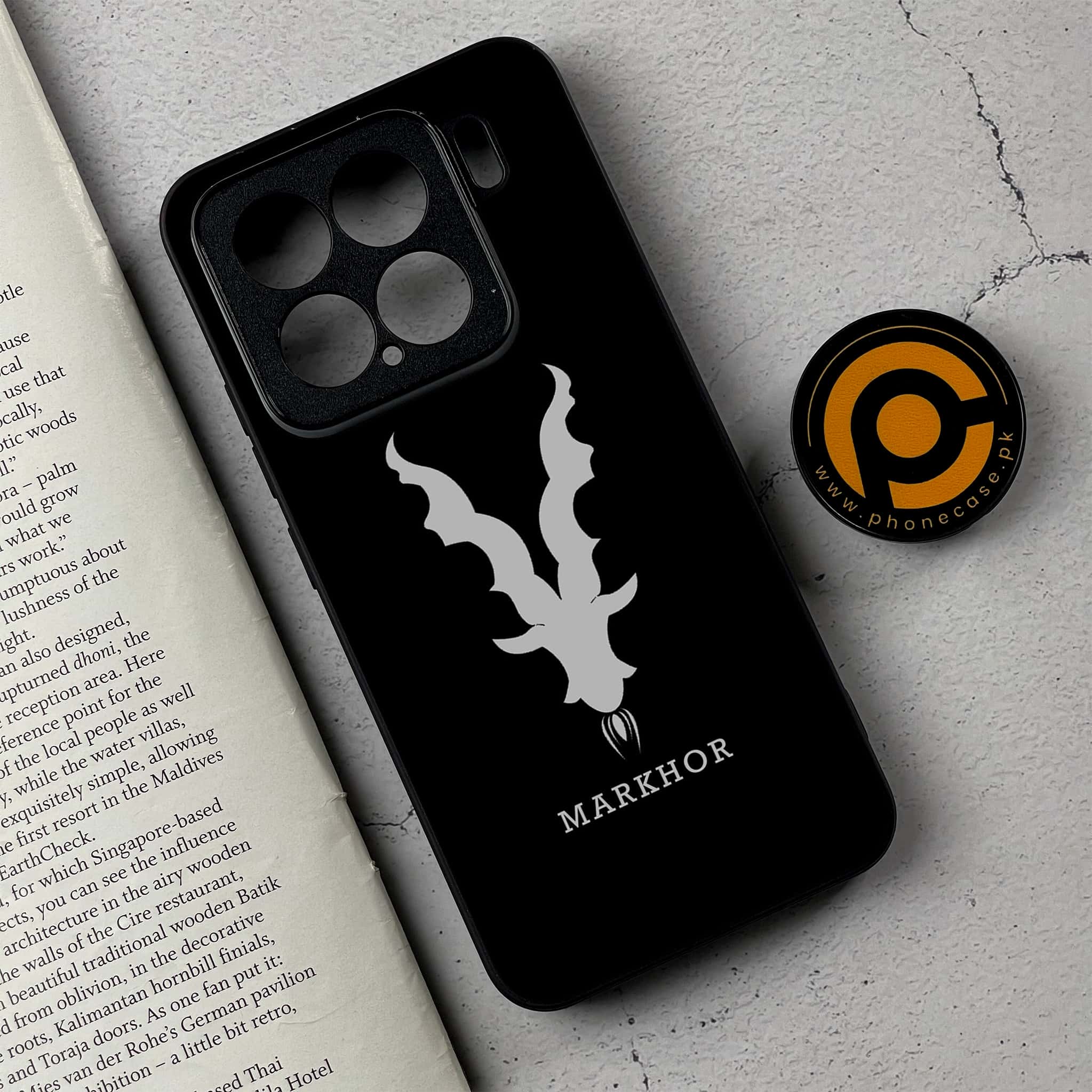 Xiaomi 15 - Markhor Series - Premium Metal Printed soft Bumper shock Proof Case
