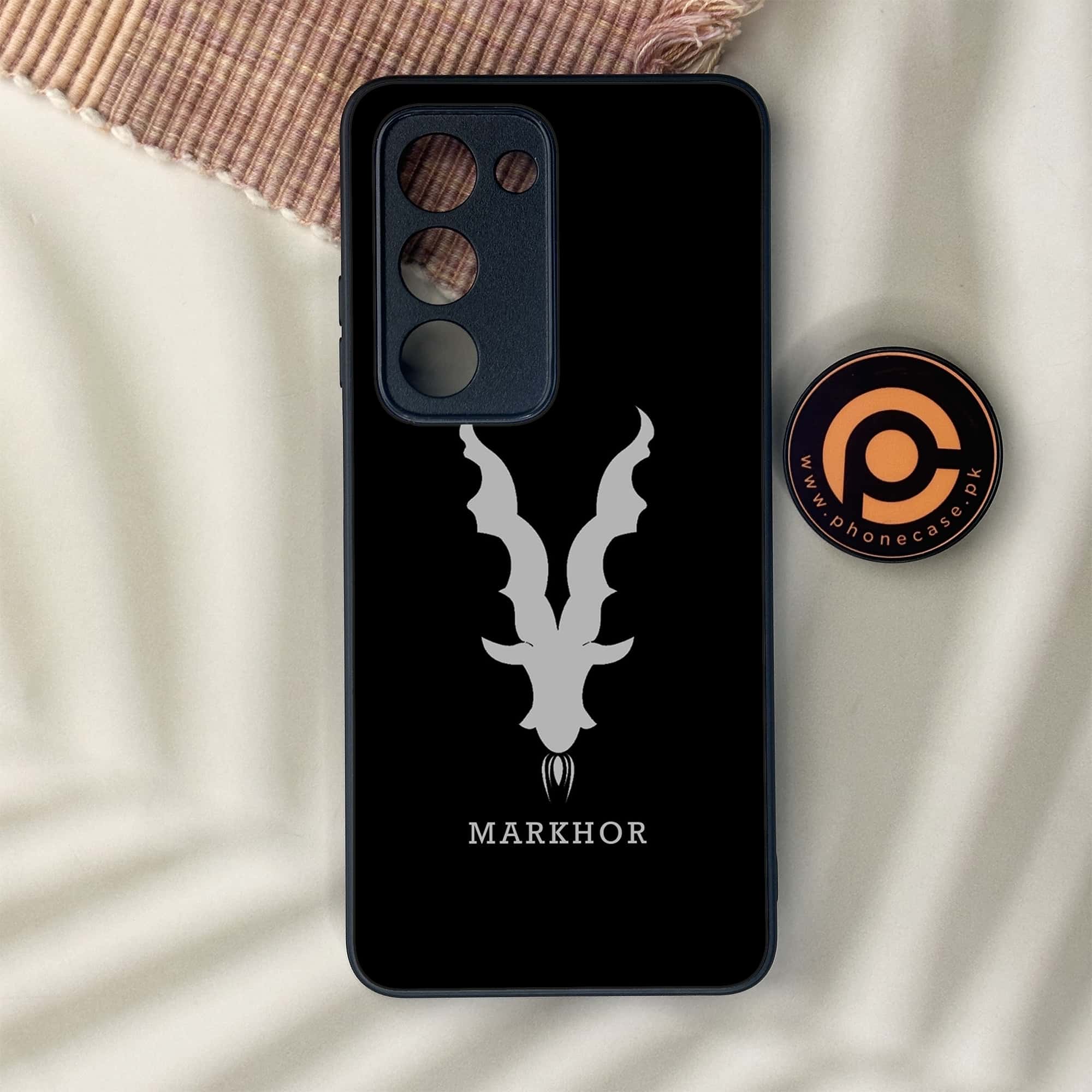 Oppo A5 2025 - Markhor Series - Premium Metal Printed soft Bumper shock Proof Case