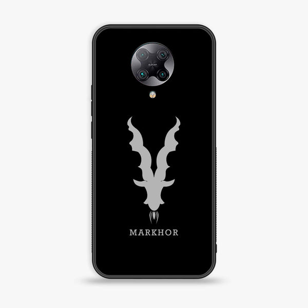 Xiaomi Poco F2 Pro - Markhor Design 9 - Premium Printed Glass soft Bumper shock Proof Case CS-37622