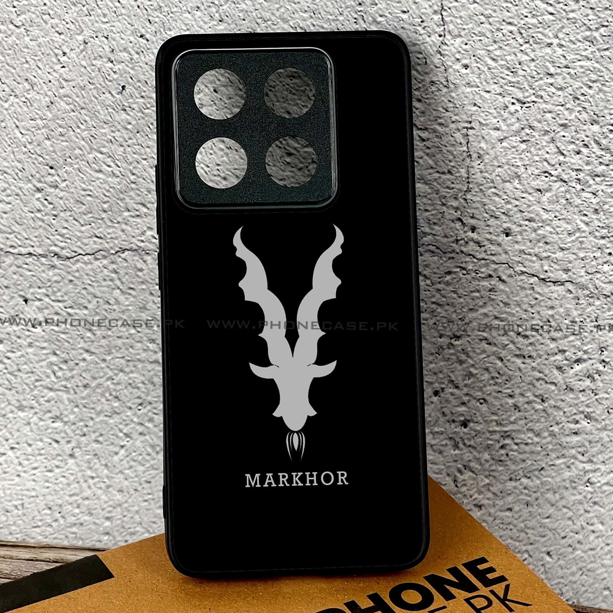 Xiaomi 14T - Markhor Series - Premium Printed Glass soft Bumper shock Proof Case