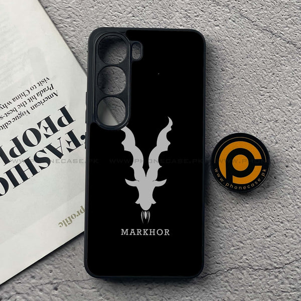 Vivo V40 Lite (IDN) - Markhor Design 9  - Premium Metal Printed soft Bumper Shock Proof Case