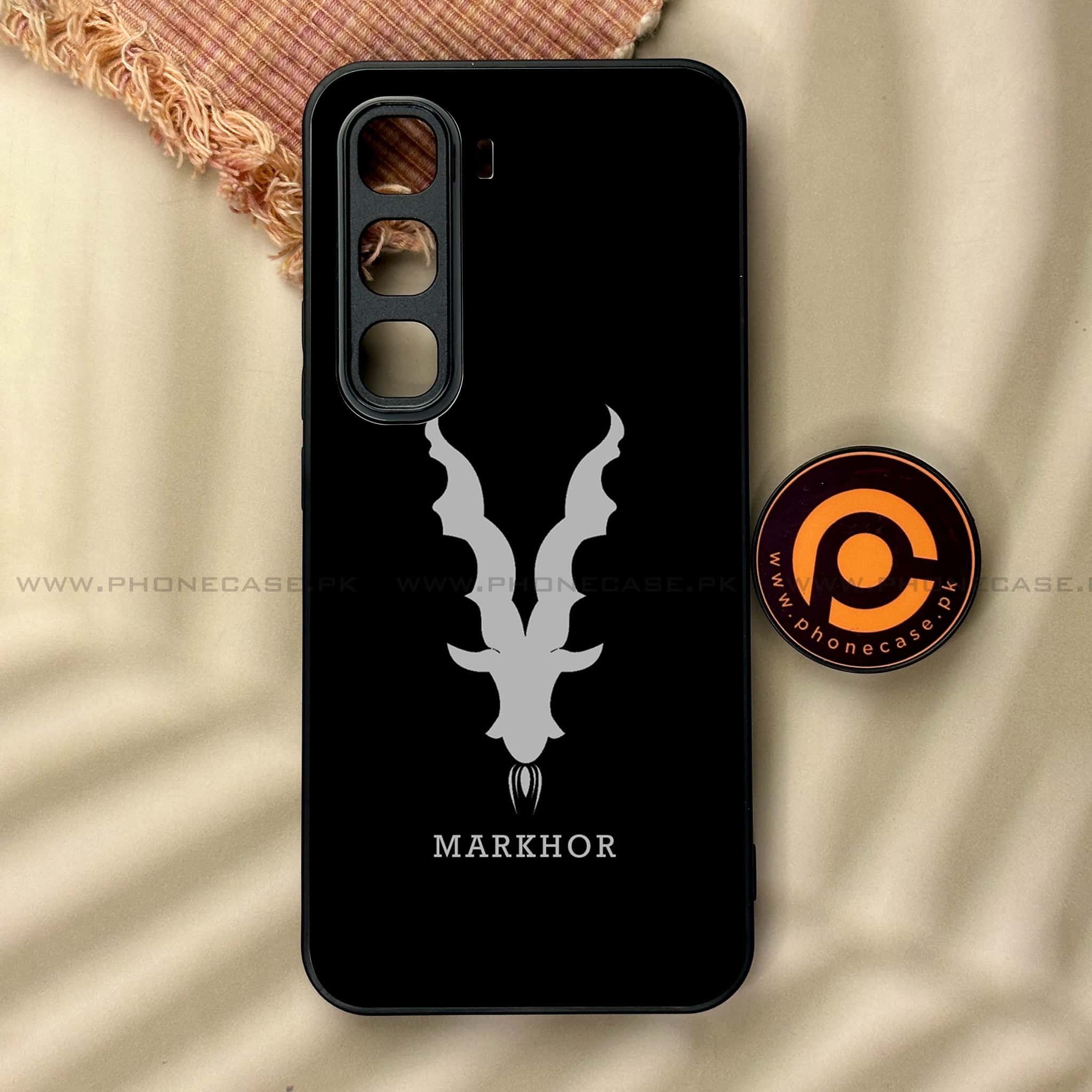 Infinix Hot 60 Pro Plus - Markhor Series - Premium Metal Printed soft Bumper shock Proof Case
