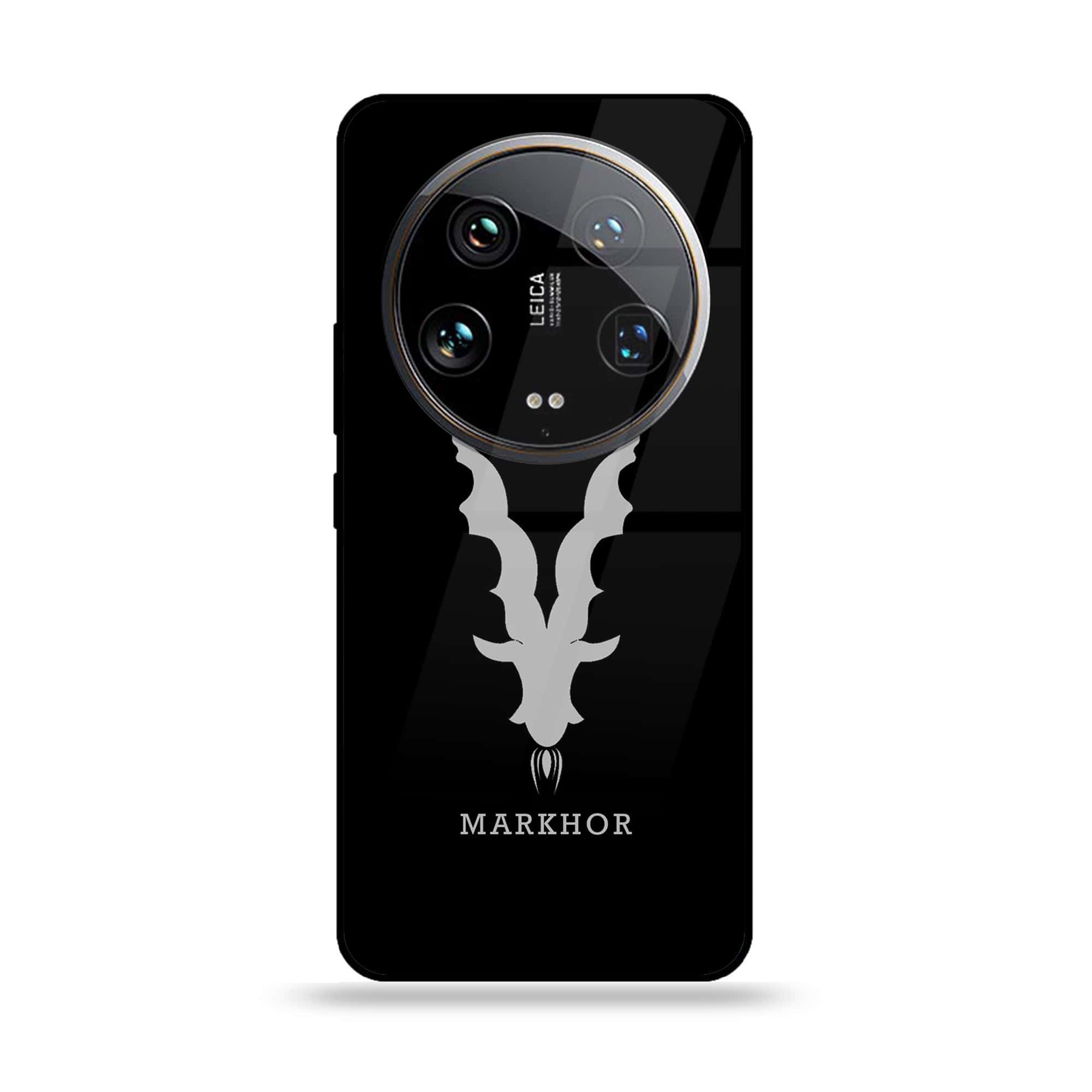 Xiaomi 14 Ultra - Markhor Series - Premium Printed Glass soft Bumper shock Proof Case