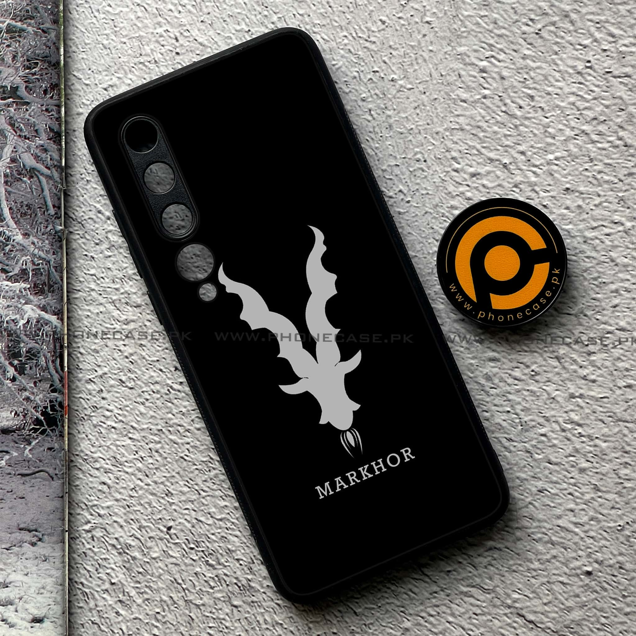 Xiaomi Mi 10 - Markhor Series - Premium Printed Glass soft Bumper shock Proof Case