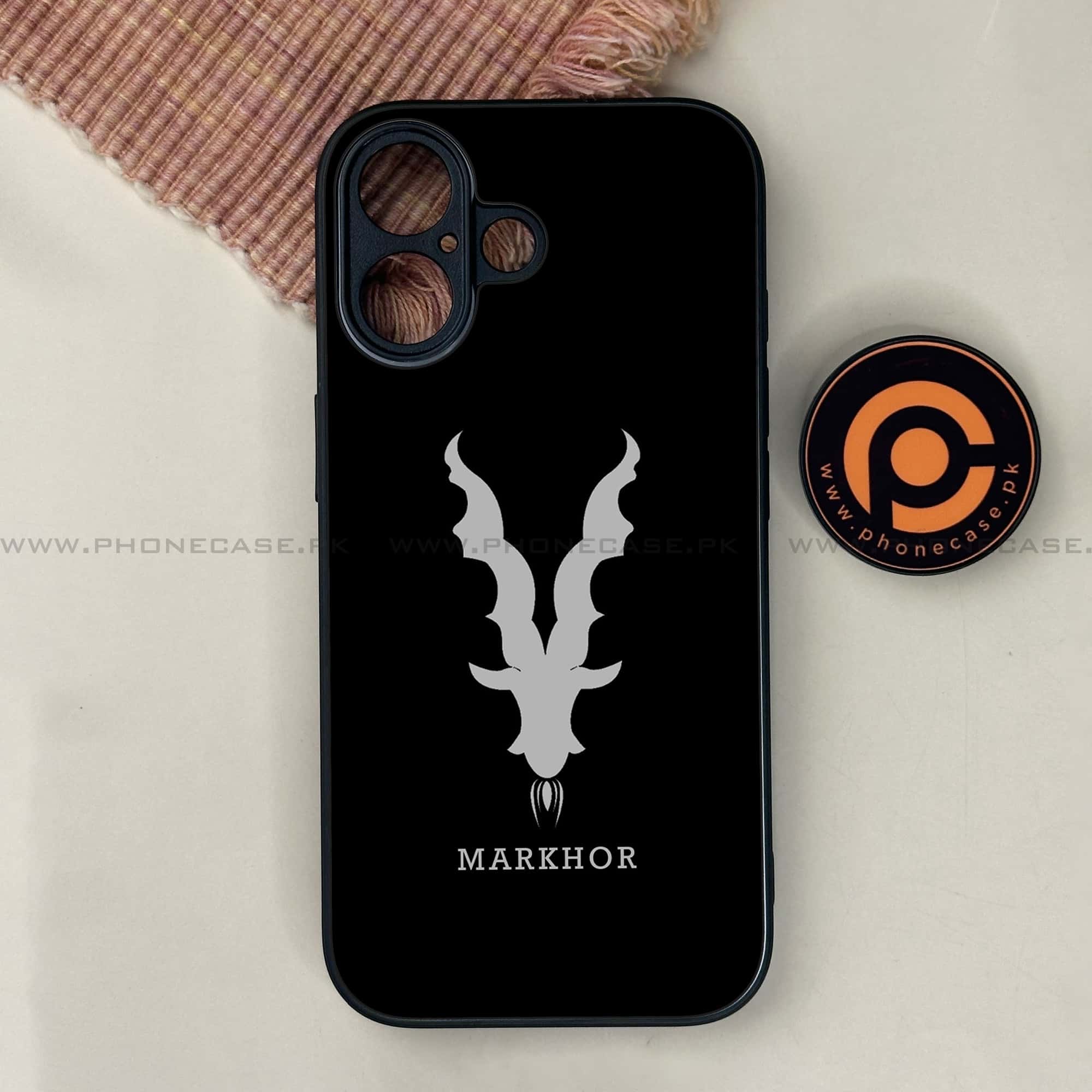 iPhone 17 - Markhor Series - Premium Printed Glass soft Bumper shock Proof Case