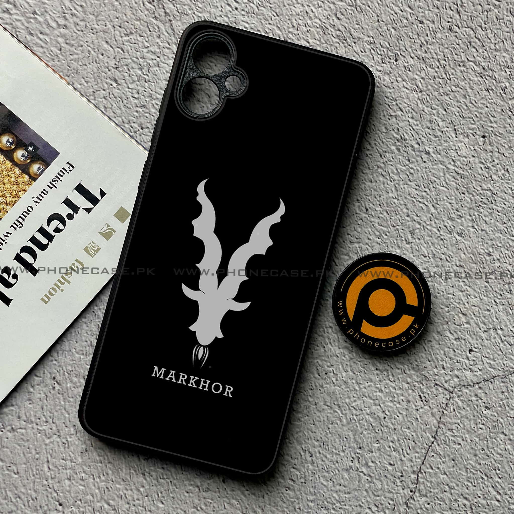 Samsung Galaxy A05 - Markhor Series - Premium Metal Printed soft Bumper shock Proof Case