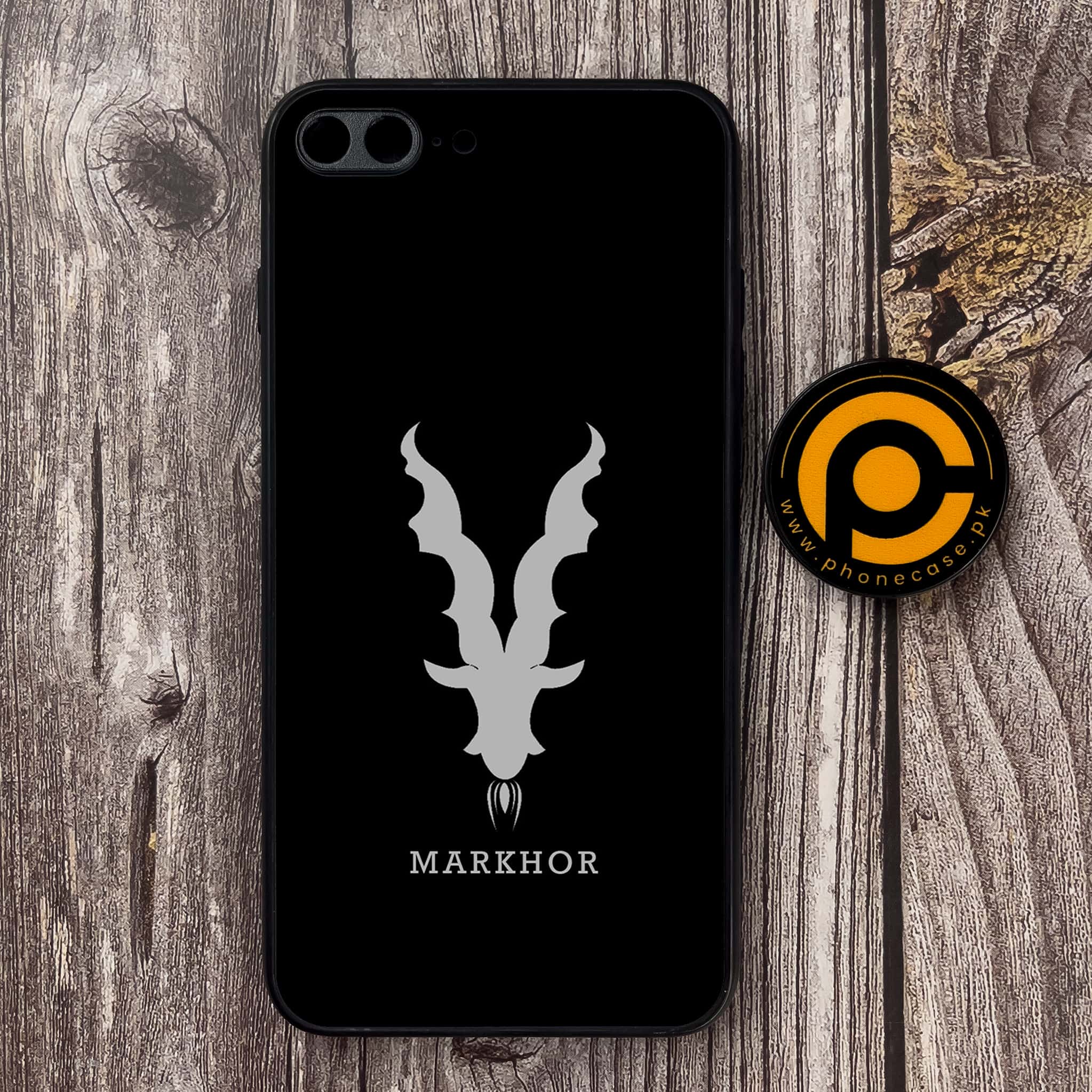 iPhone 7 Plus  - Markhor Series - Premium Metal Printed soft Bumper shock Proof Case