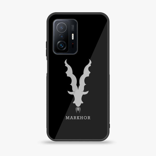 Xiaomi 11T - Markhor Design 9 - Premium Printed Glass soft Bumper shock Proof Case CS-21320