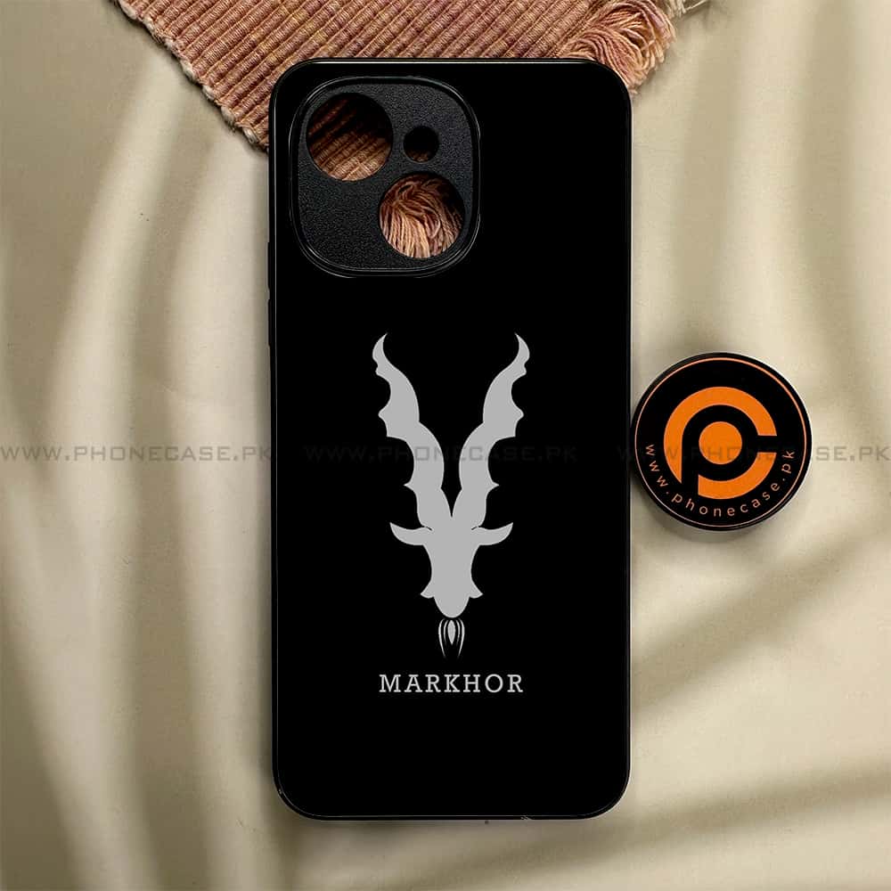 Tecno Spark 40C - Markhor Series - Premium Metal Printed soft Bumper shock Proof Case
