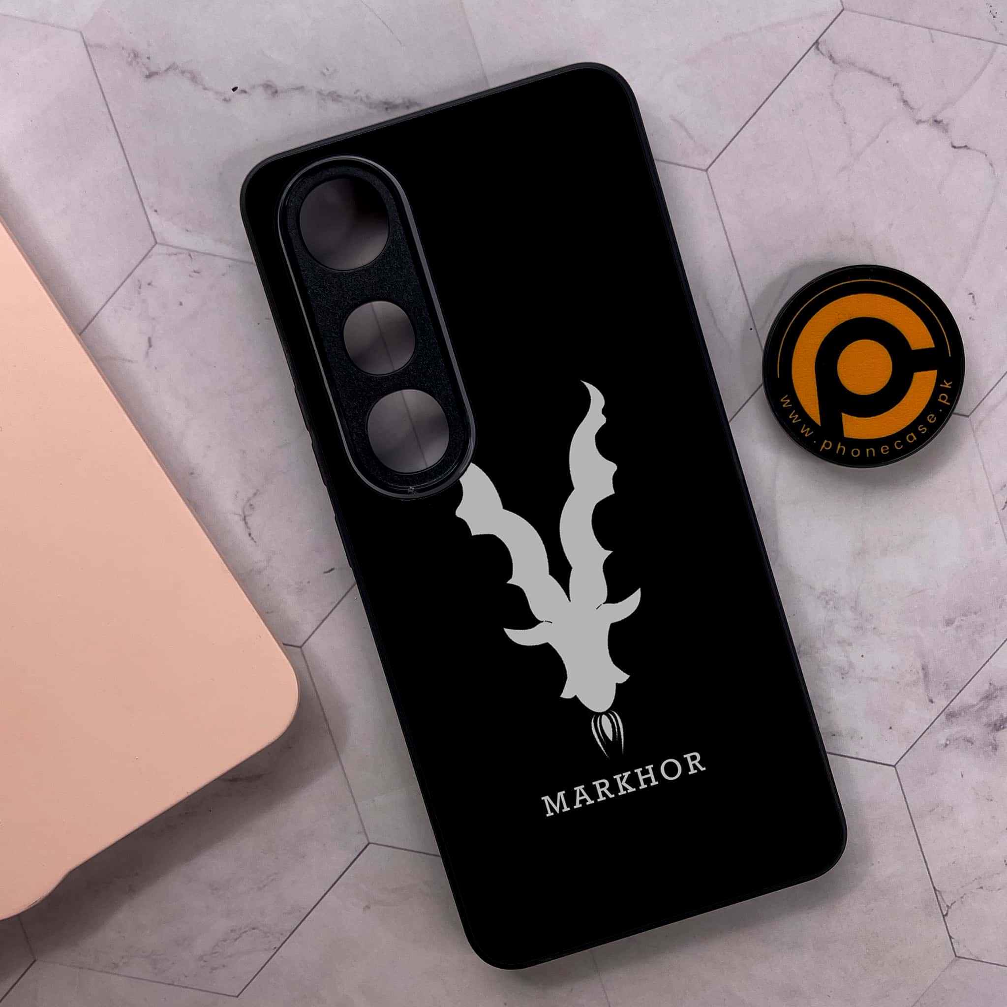 Vivo V50 Lite - Markhor Series - Premium Metal Printed soft Bumper shock Proof Case