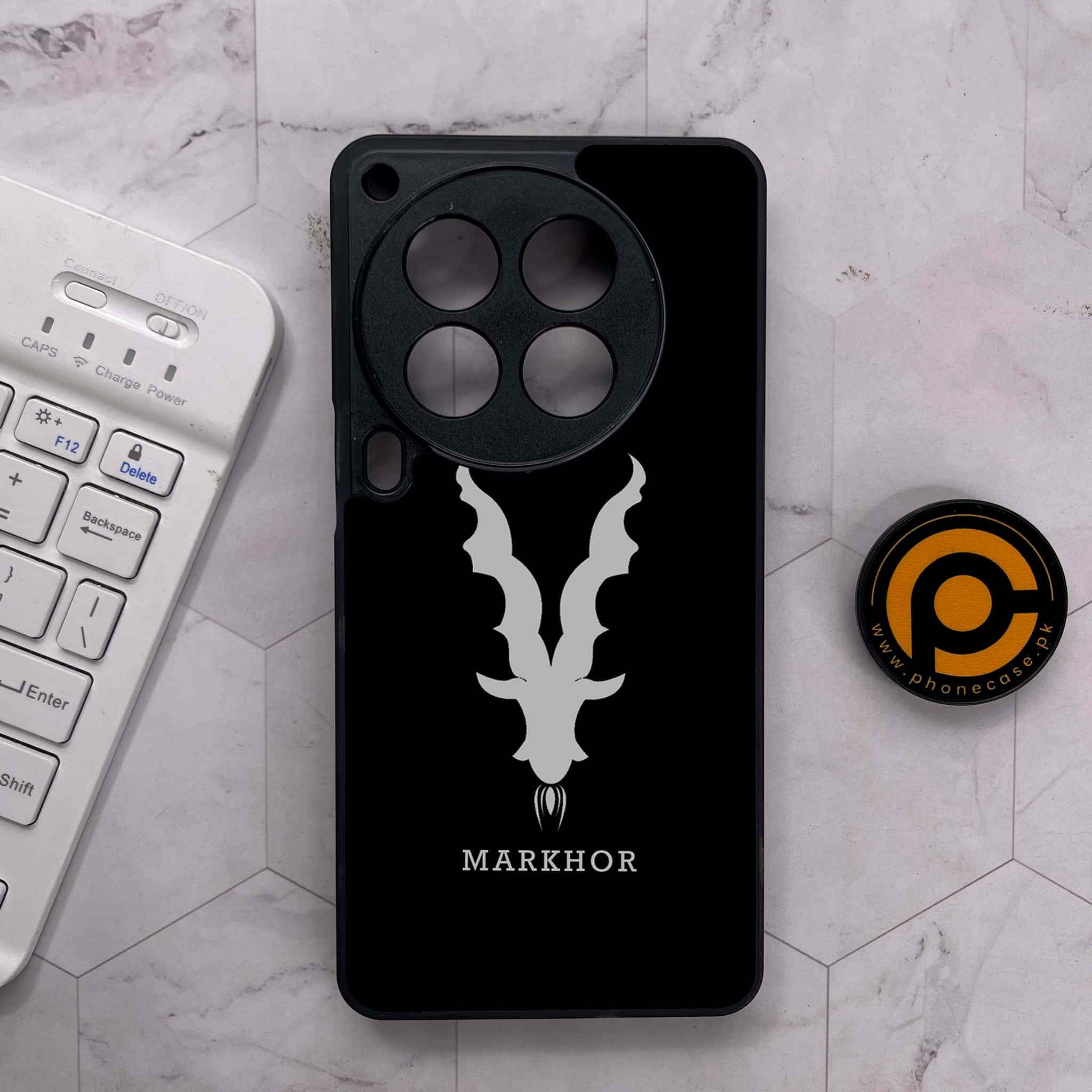 Tecno Camon 30 Premier - Markhor Series - Premium Metal Printed soft Bumper shock Proof Case