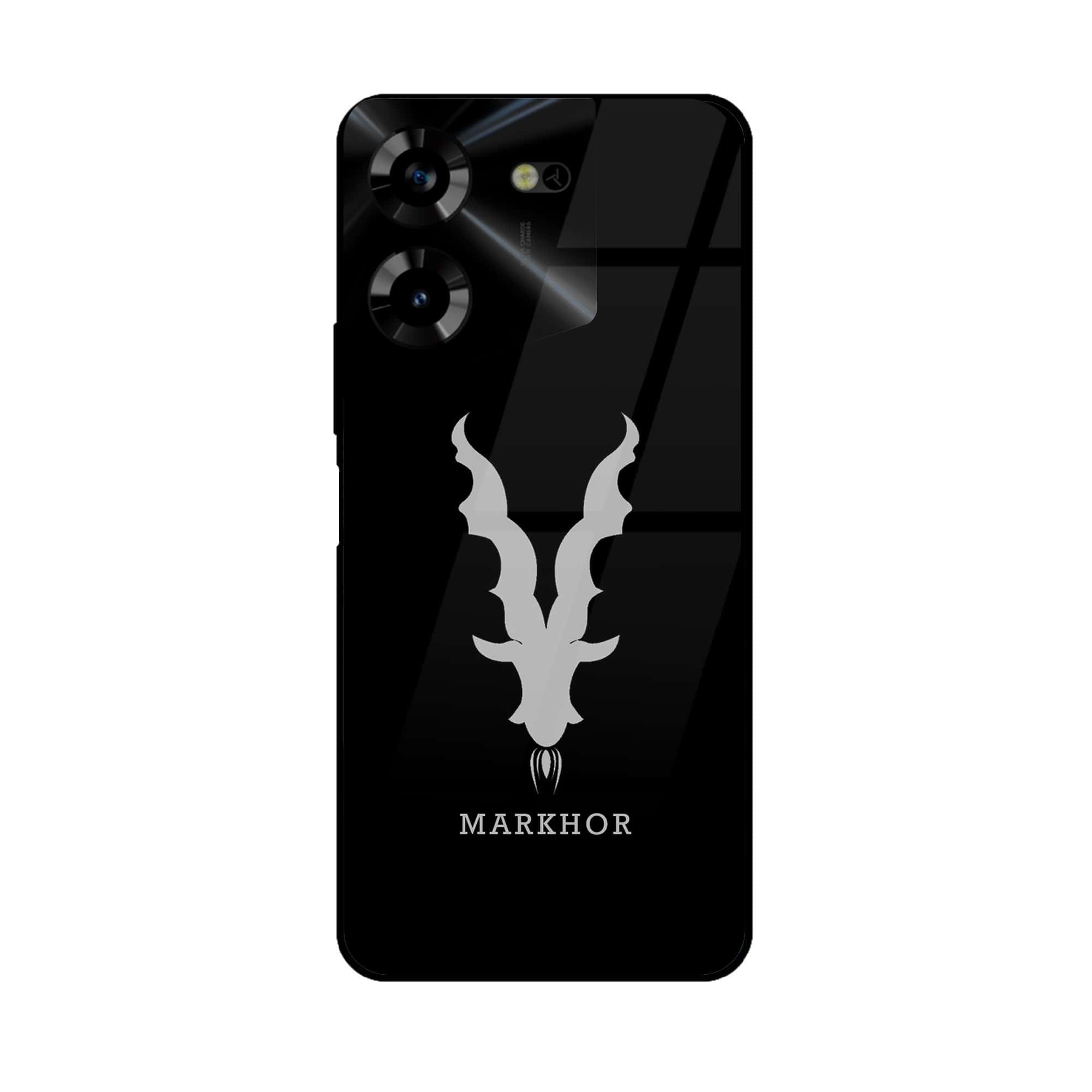 Tecno Pova 5 Pro - Markhor Series - Premium Printed Glass soft Bumper shock Proof Case