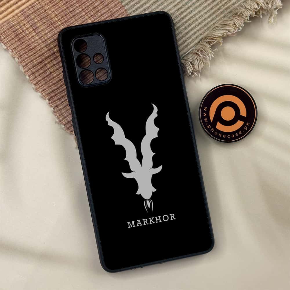 Samsung Galaxy A71 - Markhor Series - Premium Metal Printed soft Bumper shock Proof Case