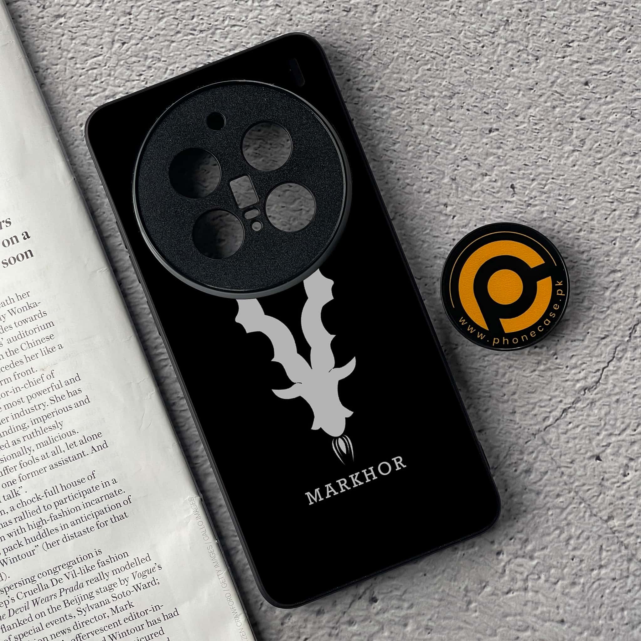 Vivo X200 Pro - Markhor Series - Premium Metal  Printed soft Bumper shock Proof Case