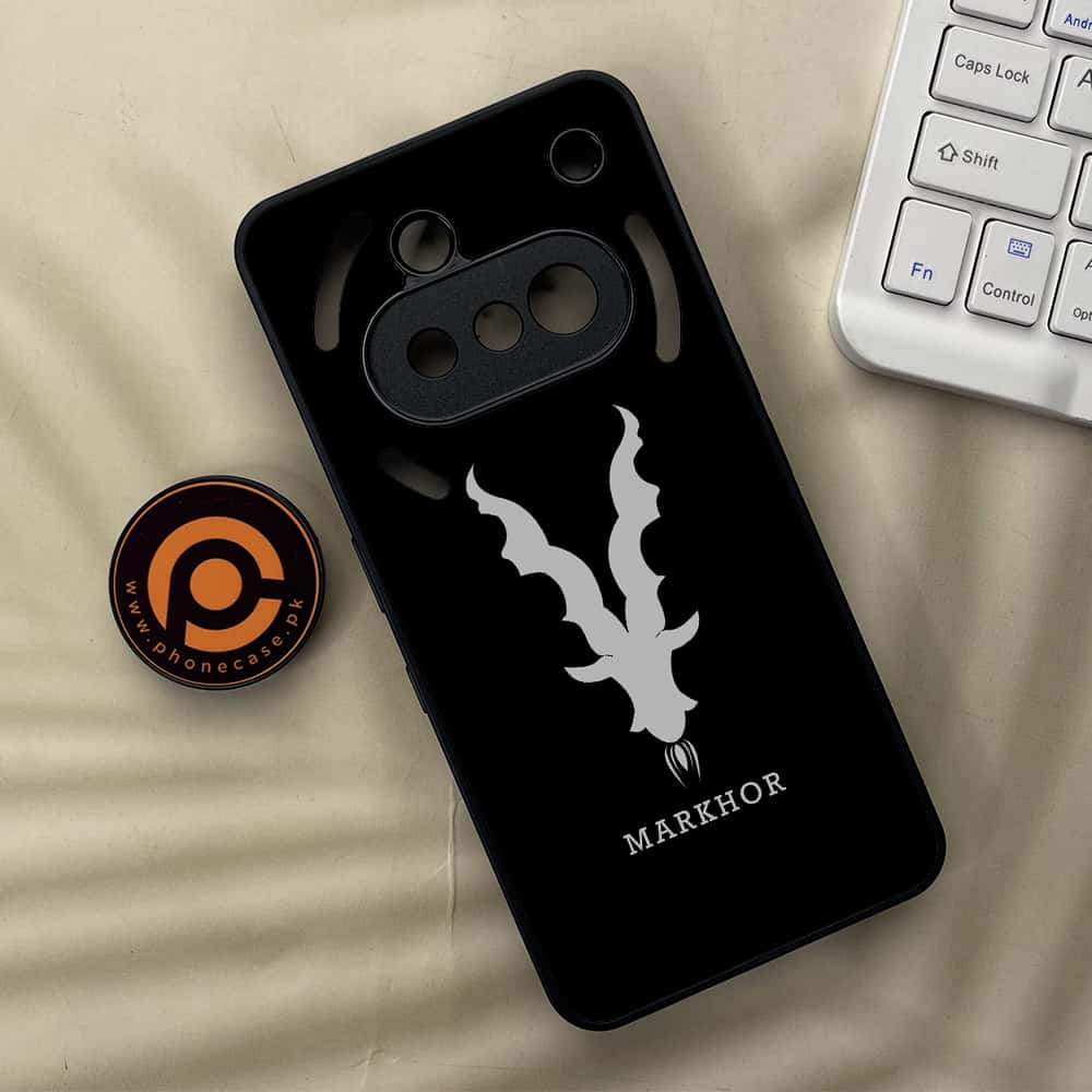 Nothing Phone 3a - Markhor Series - Premium Metal  Printed soft Bumper shock Proof Case
