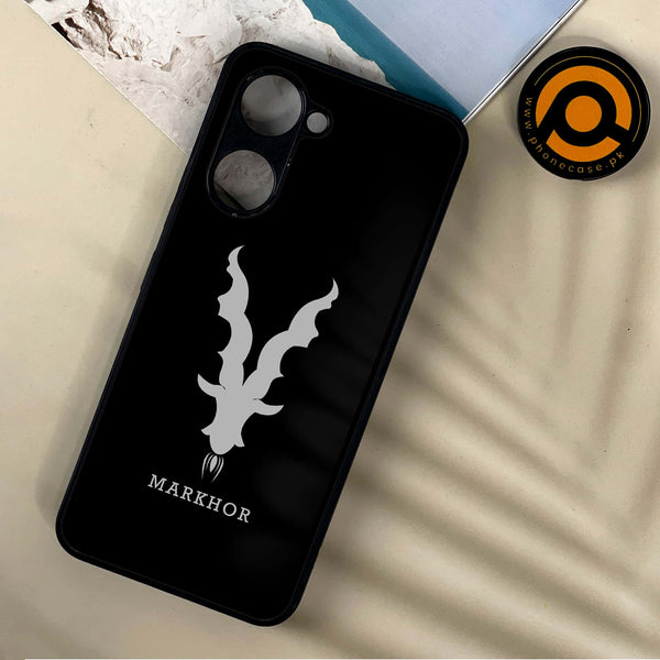 Vivo Y03 / Y18 / Y03T- Markhor Design 9 - Premium Printed Metal soft Bumper shock Proof Case  CS-35679