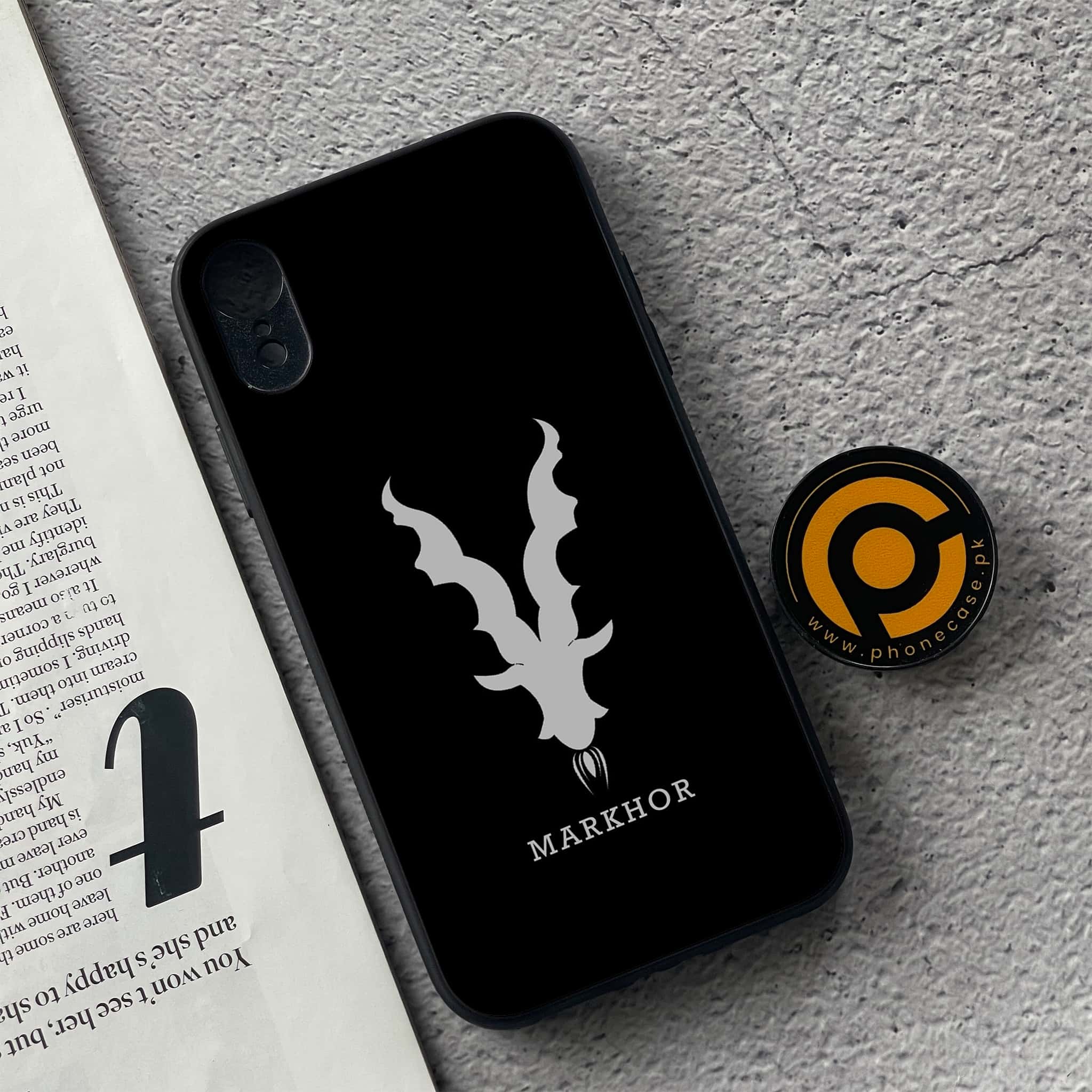 iPhone XR - Markhor Series - Premium Metal Printed soft Bumper shock Proof Case