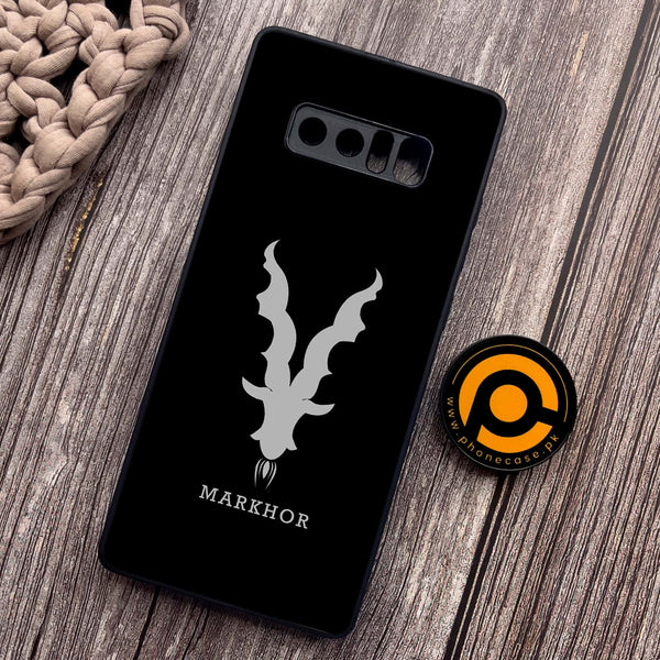 Samsung Galaxy Note 8 - Markhor Design 9 - Premium Metal Printed soft Bumper shock Proof Case  CS-34733