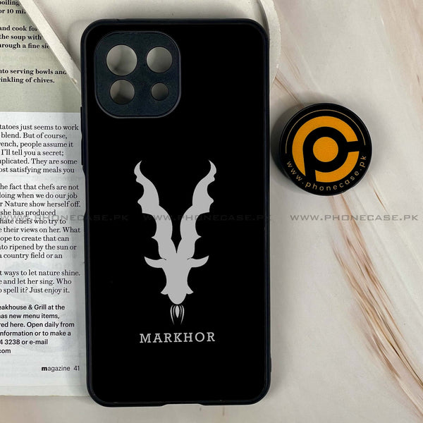 Xiaomi Mi 11 Lite - Markhor  Design 9 - Premium Printed Glass soft Bumper shock Proof Case CS-14479