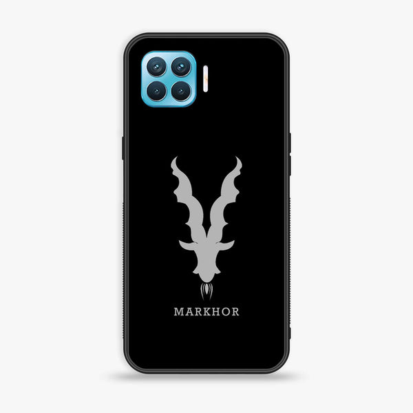 Oppo F17 Pro - Markhor Design 9 - Premium Printed Glass soft Bumper shock Proof Case CS-17711