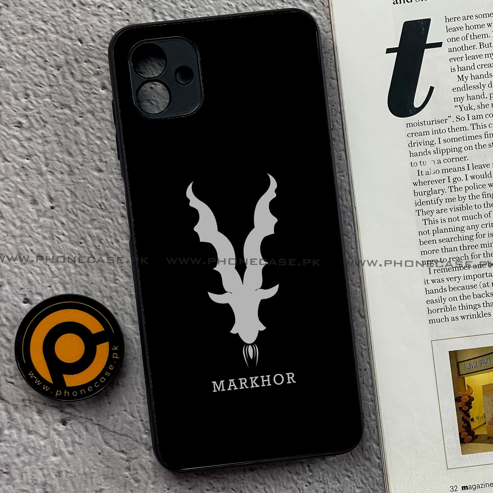 Samsung Galaxy A04 - Markhor Series - Premium Printed Glass soft Bumper shock Proof Case