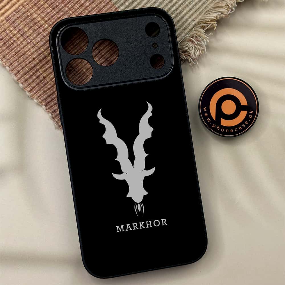 iPhone 17 Pro Max - Markhor Series - Premium Metal Printed soft Bumper shock Proof Case
