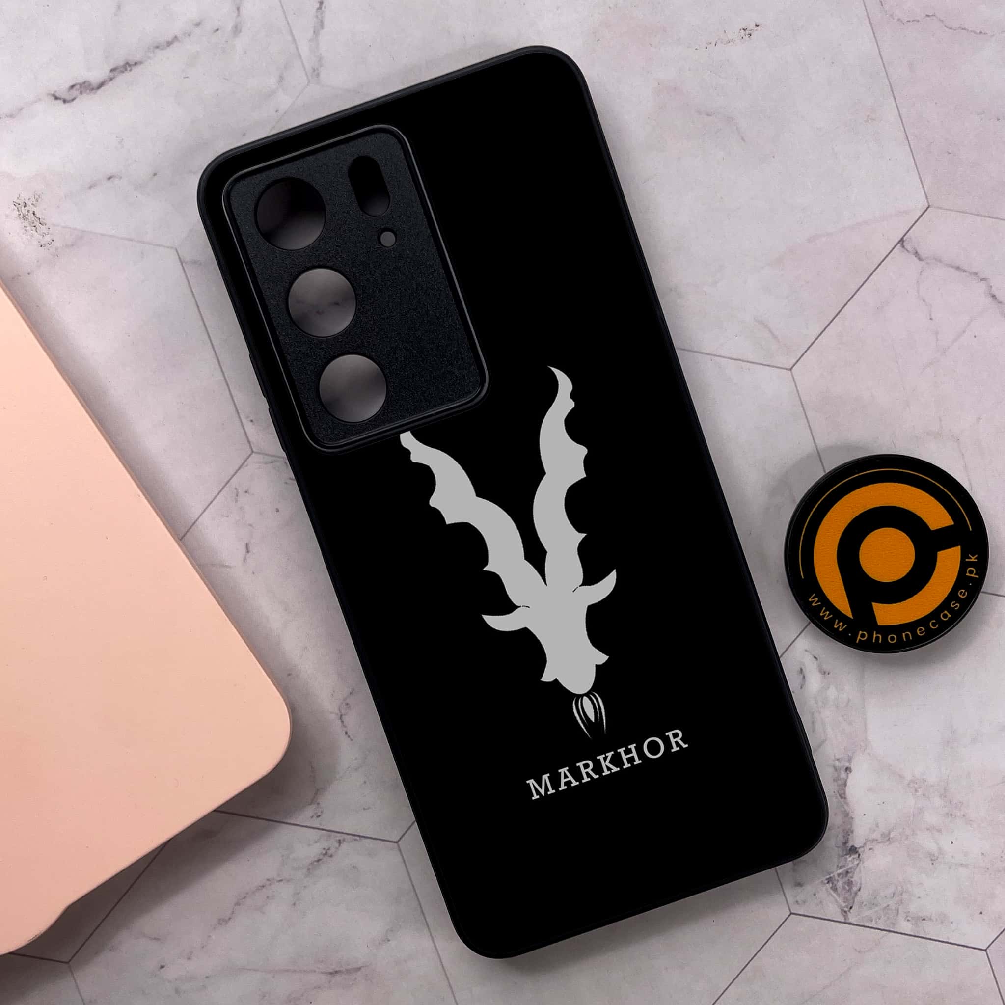 Realme C75x 4G - Markhor Series - Premium Metal Printed soft Bumper shock Proof Case
