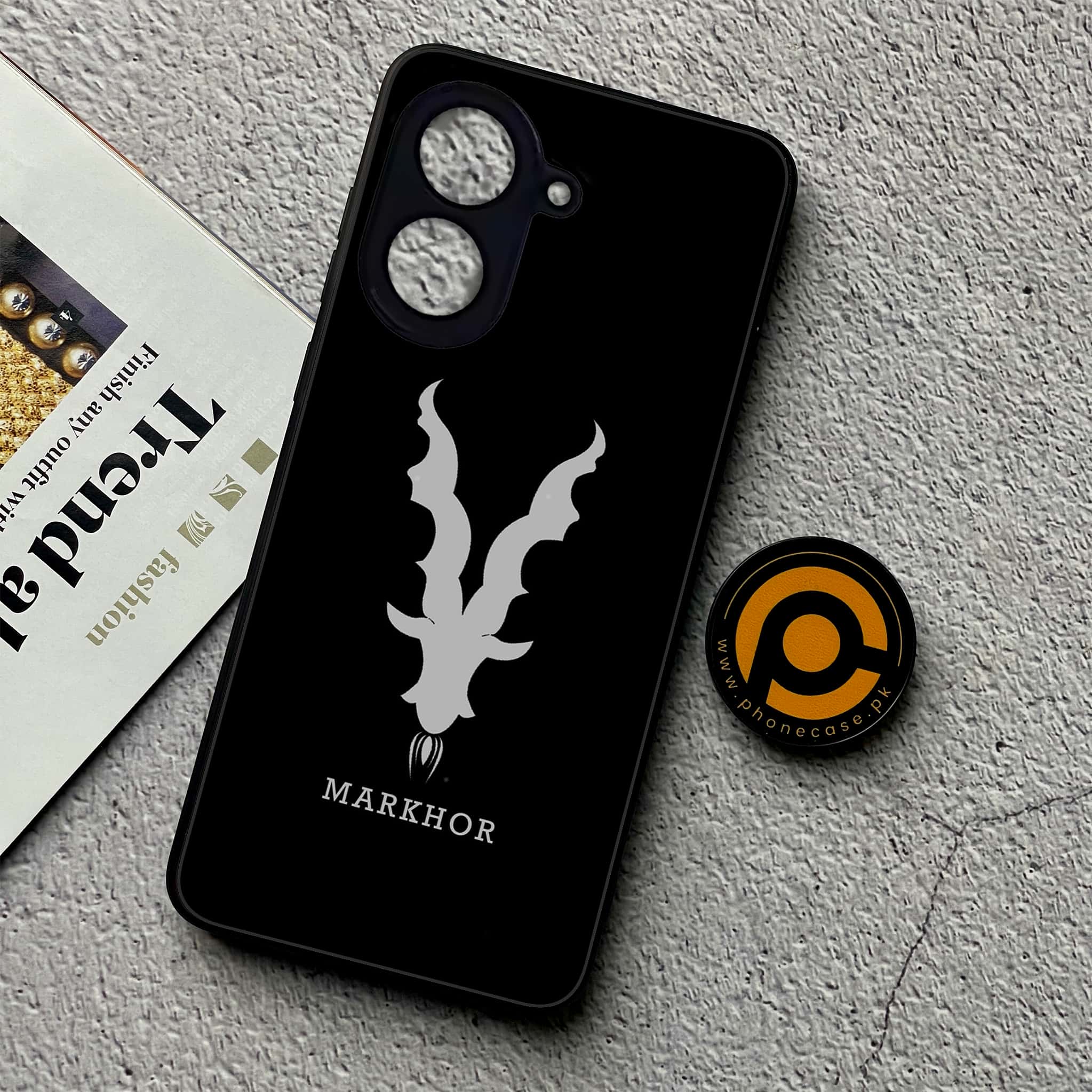 Xiaomi Redmi A5 - Markhor Series - Premium Metal Printed soft Bumper shock Proof Case