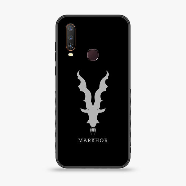 Vivo Y15 - Markhor Design 9- Premium Printed Glass soft Bumper shock Proof Case CS-12811