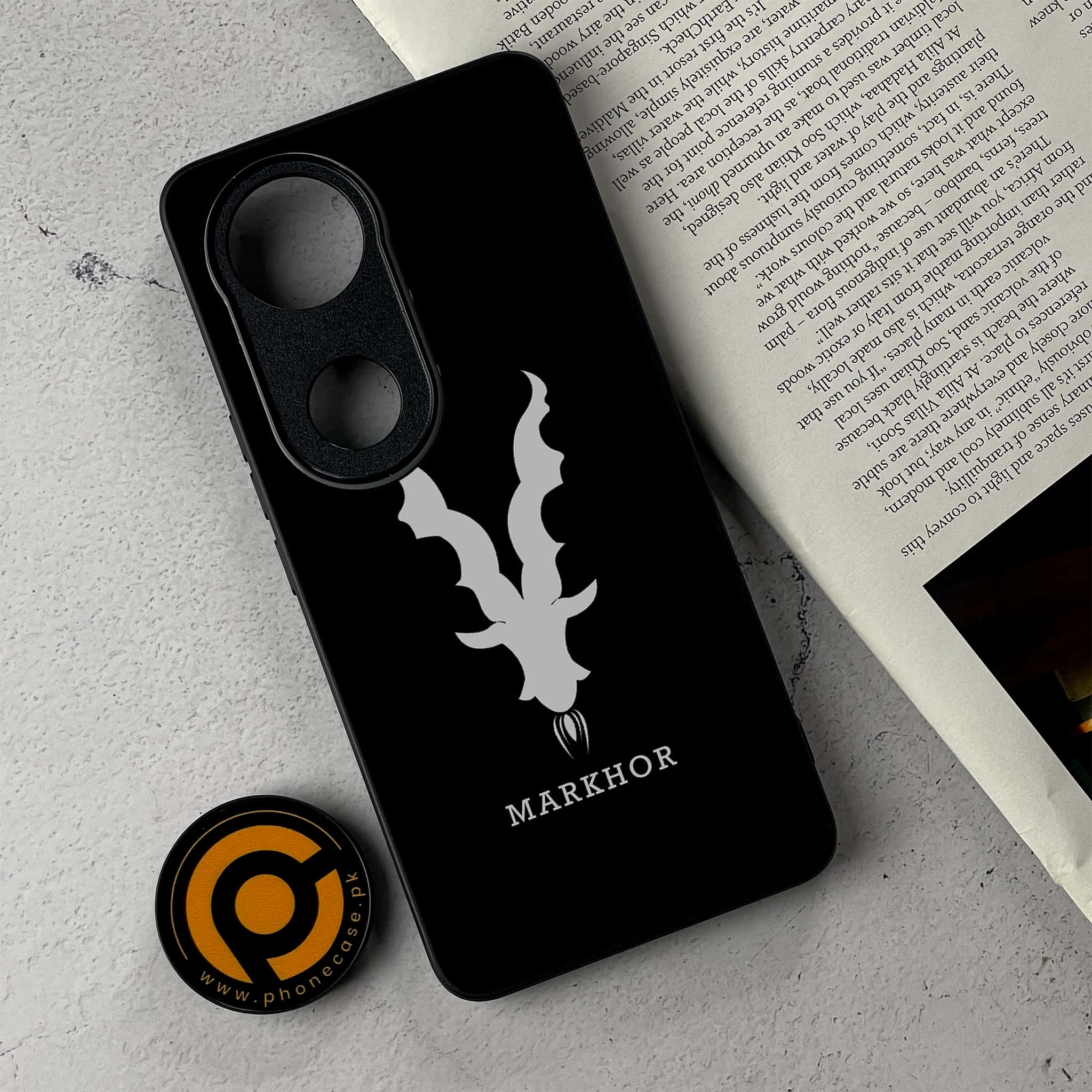 Vivo V50 - Markhor Series - Premium Metal Printed Soft Bumper Shockproof Case