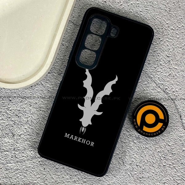 Infinix Hot 50 Pro - Markhor Design 9 - Premium Metal Printed soft Bumper shock Proof Case CS-37028
