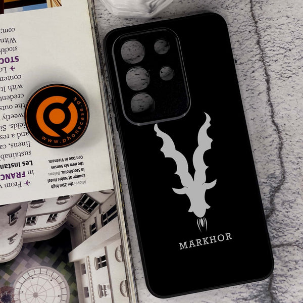 Vivo Y29 4G - Markhor Design 8 - Premium Metal Printed soft Bumper Shock Proof Case CS-43908