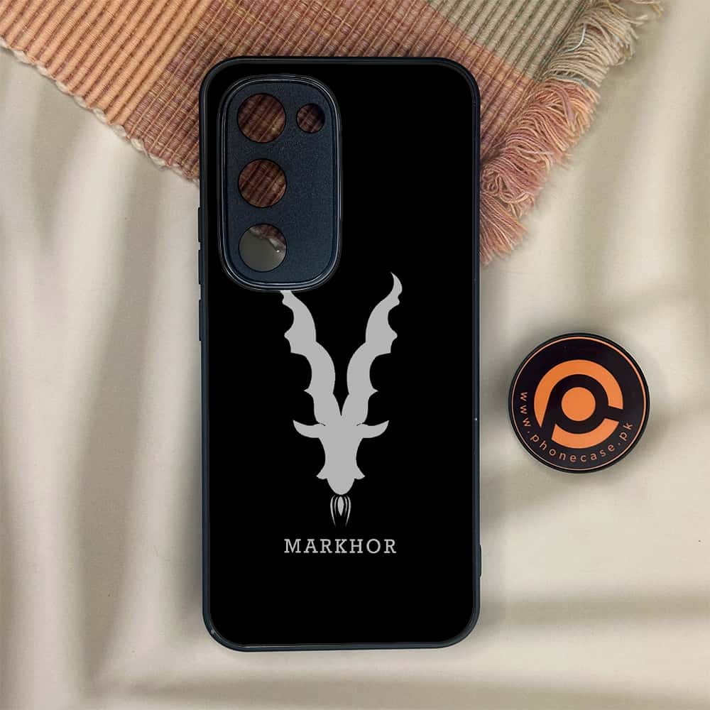 Tecno Spark 40 Pro Plus - Markhor Series - Premium Metal Printed soft Bumper shock Proof Case