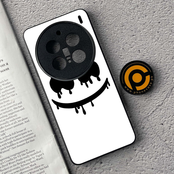 Vivo X200 Pro - Marshmello Face - Premium Metal  Printed soft Bumper shock Proof Case