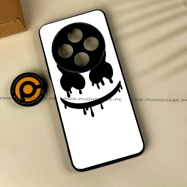 Xiaomi Redmi 14C - Marshmello Face -  Premium Printed Metal soft Bumper shock Proof Case CS-18351