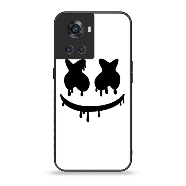 ONEPLUS ACE 5G - Marshmello Face -  Premium Printed Metal soft Bumper shock Proof Case