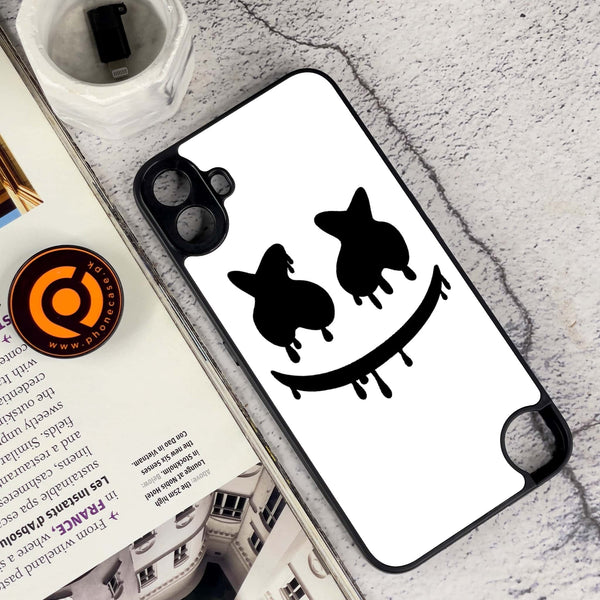 Nothing CMF Phone 1 - Marshmello Face - Premium Metal Printed soft Bumper Shock Proof Case