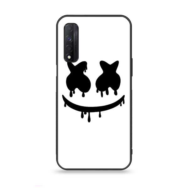 Realme Narzo 30 - Marshmello Face - Premium Printed Glass Case