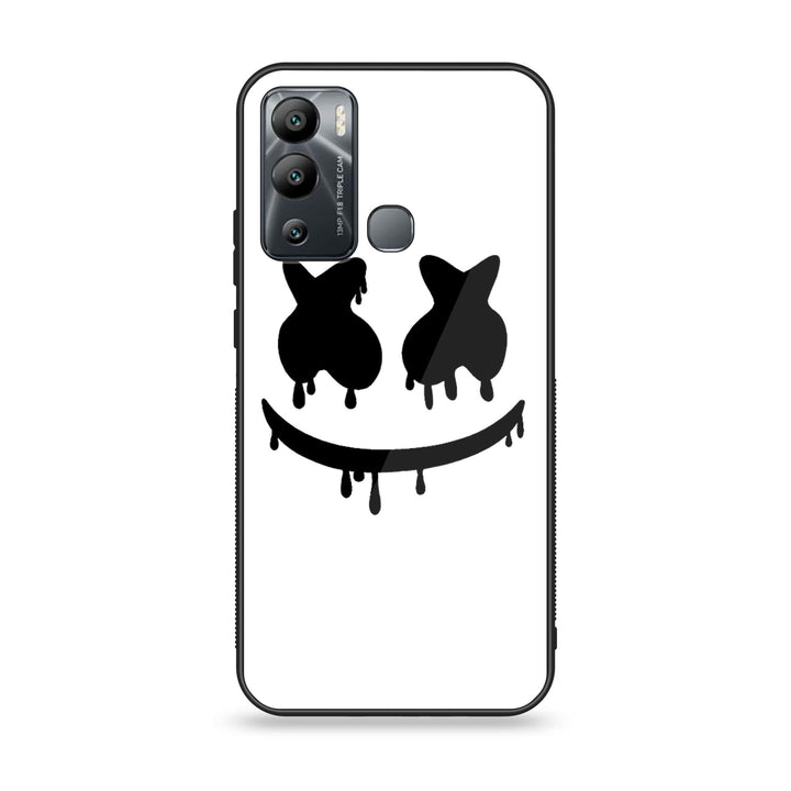 Infinix Hot 12i - Marshmello Face - Premium Metal Printed soft Bumper Shock Proof Case