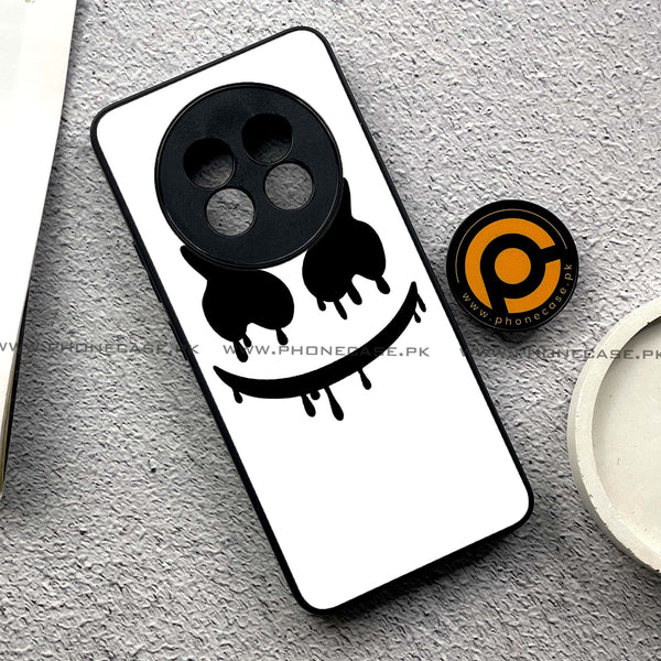 Realme 13 Pro Plus -   Marshmello Face - Premium Printed Metal soft Bumper shock Proof Case