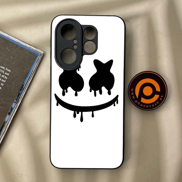 Vivo X200 FE - Marshmello Face - Premium Metal Printed soft Bumper Shock Proof Case