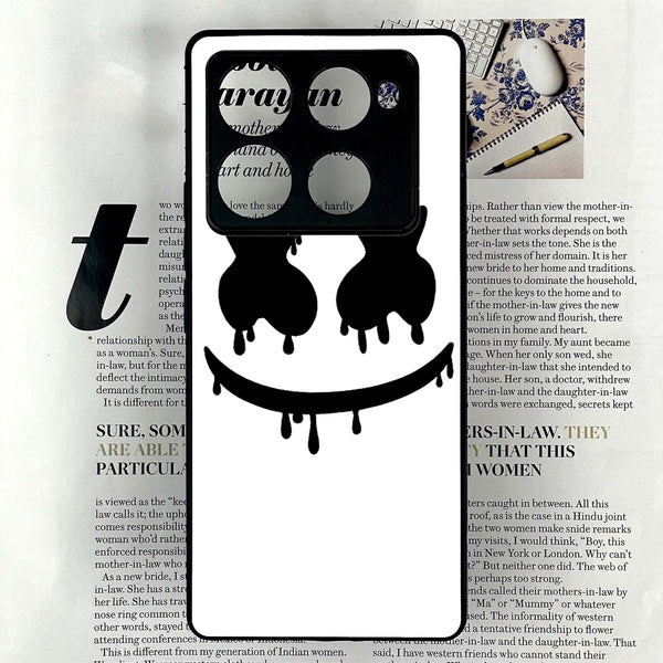 Infinix Note 40 Pro Plus - Marshmello Face - Premium Metal Printed soft Bumper shock Proof Case