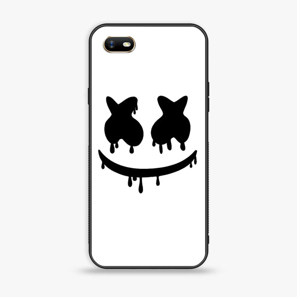 Oppo A1k - Marshmello Face- Premium Printed Glass Case CS-39778