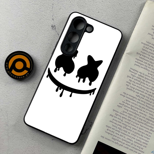 Vivo Y04 - Marshmello Face  - Premium Metal Printed soft Bumper shock Proof Case