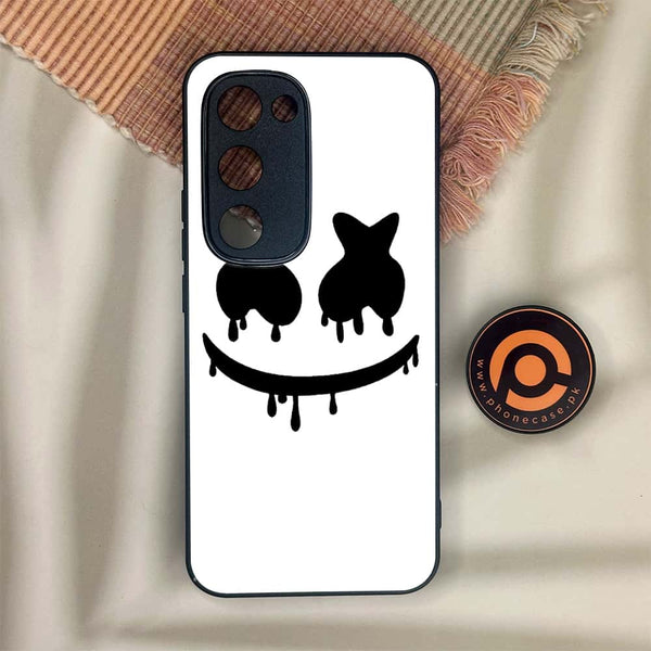 Tecno Spark 40 Pro Plus - Marshmello Face - Premium Metal Printed soft Bumper shock Proof Case