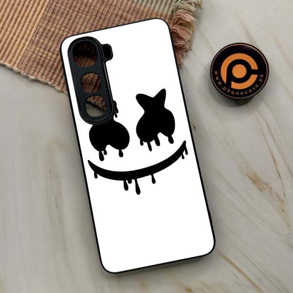 Vivo Y400 - Marshmello Face - Premium Metal Printed soft Bumper shock Proof Case