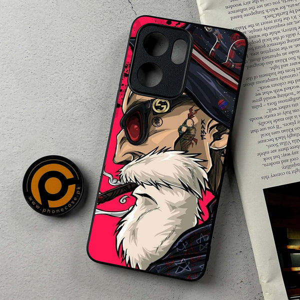 Oppo A5x - Master Roshi - Premium Metal Printed Soft Bumper Shockproof Case